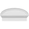 Ekena Millwork Elliptical Smooth Architectural Grade PVC Combination Pediment, 24"W x 12-7/8"H x 2-3/4"P PEDPC024X130ELL00 - alternate 6